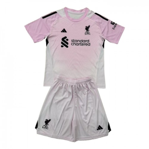Liverpool Fotbollströjor Målvakt 2025-26 Rosa - Barn Liverpool Fotbollströjor Målvakt 2025-26 Rosa - Barn